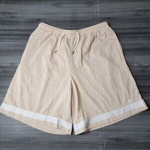 Nike Dri-Fit Premium Narrative Basketball Shorts Pearl White (Cream) Men’s Sz XL